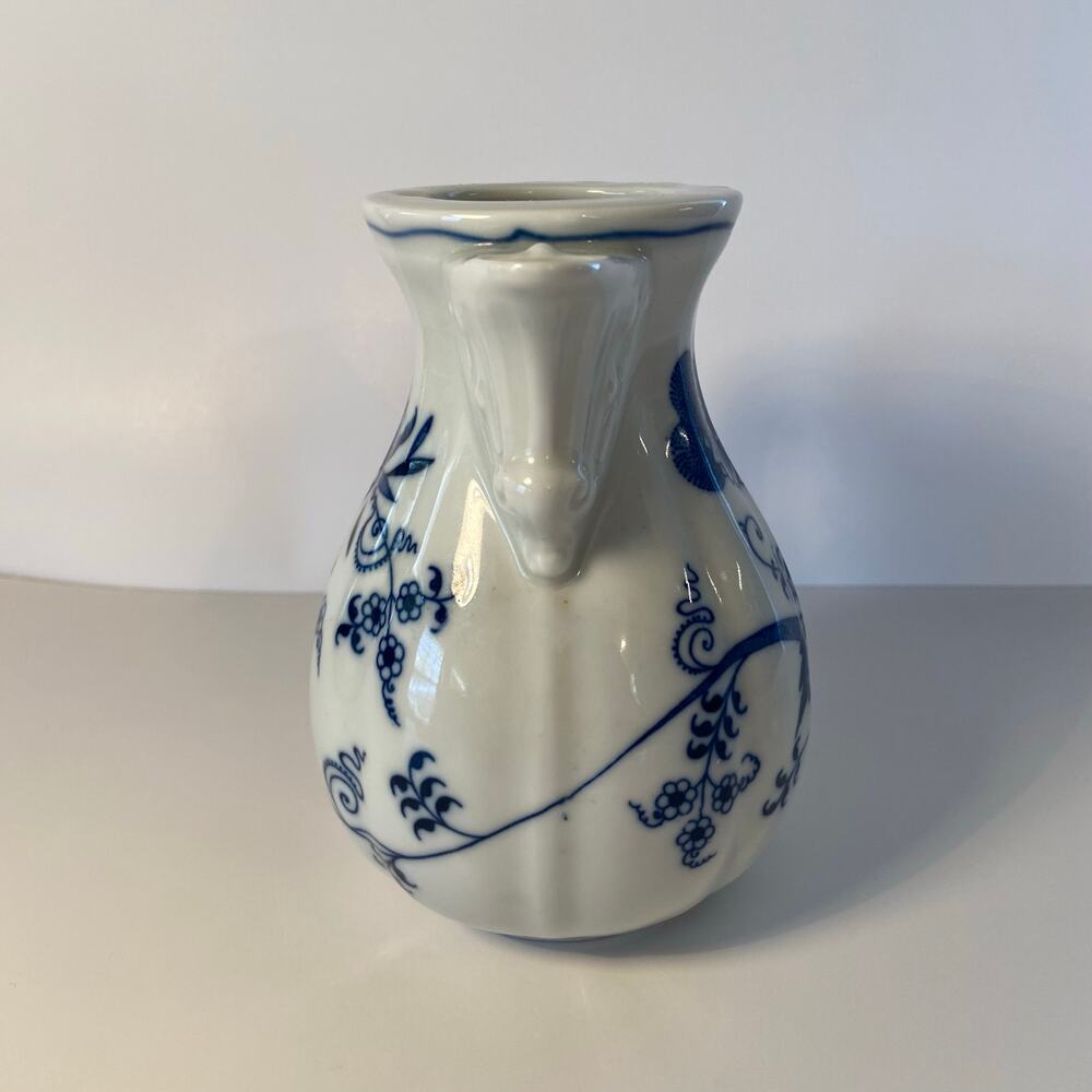 Blue Danube Pitcher No Lid Small Chip Inside Rim Displays Well Vintage Banner - Picture 6 of 16